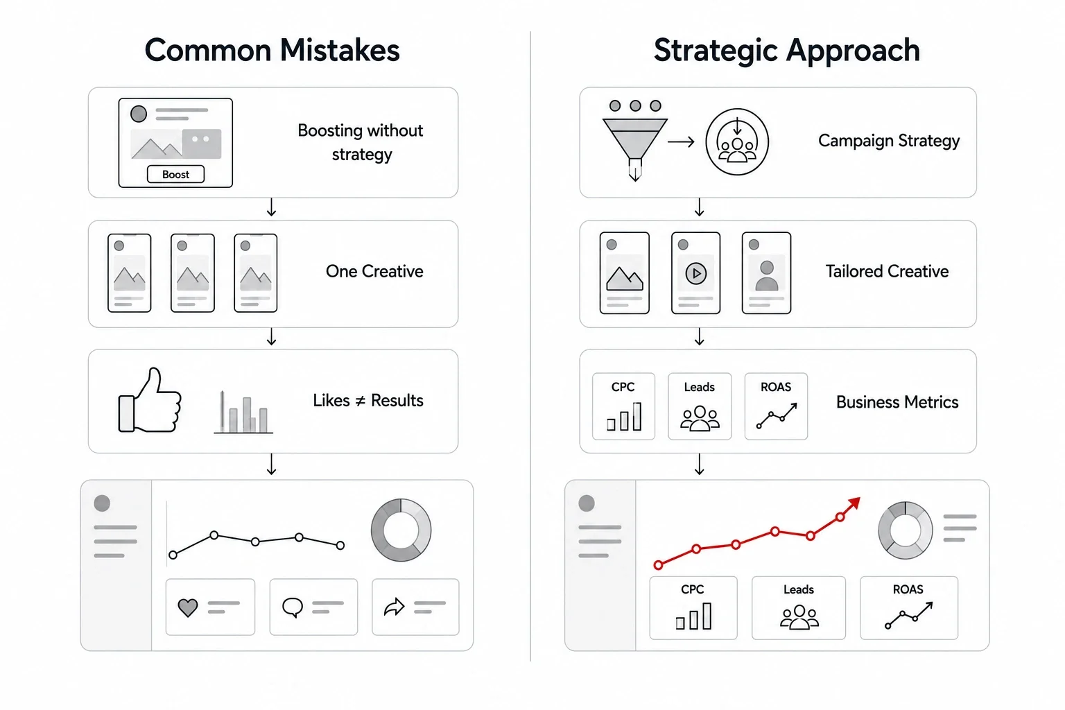 Common mistakes in social media campaigns