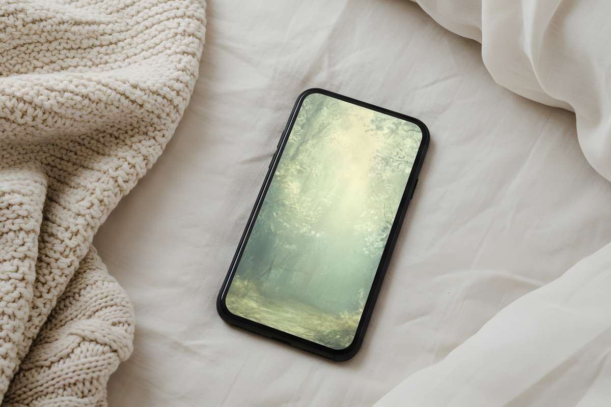 Dreamscape Forest Whispers Vintage iPhone Wallpaper