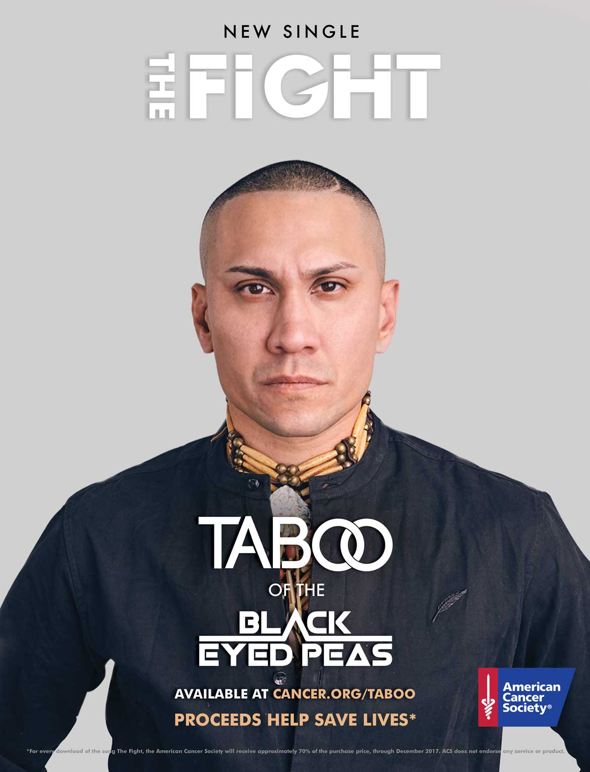Taboo x American Cancer Society campaign graphic