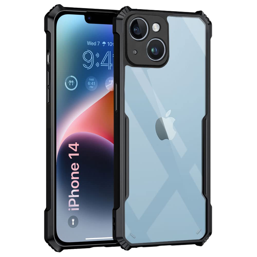 Black Border - Transparent Back iPaky Mobile Back Cover Case