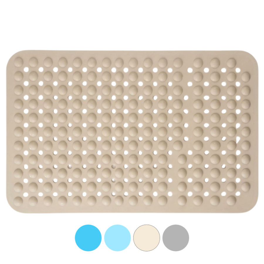 Tapete de ducha antideslizante pvc, 68x37cm