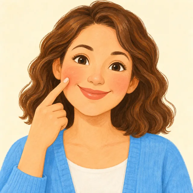 Illustration of cheek