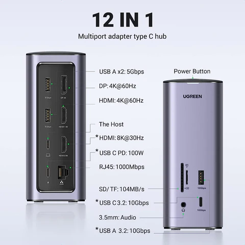 High-Speed USB-C Docking Station