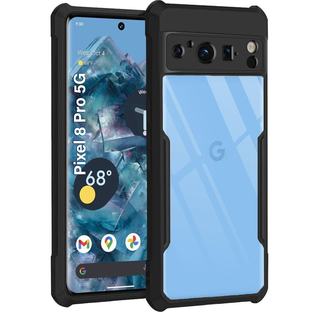 Black Border - Transparent Back iPaky Mobile Back Cover Case