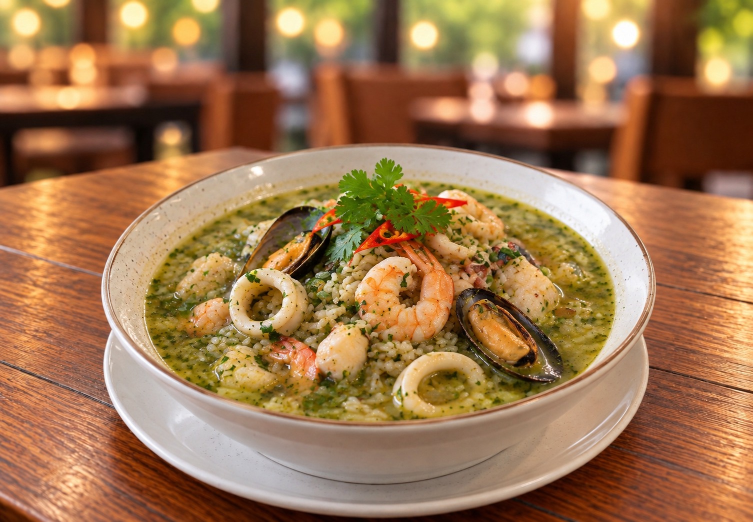 Aguadito de Mariscos