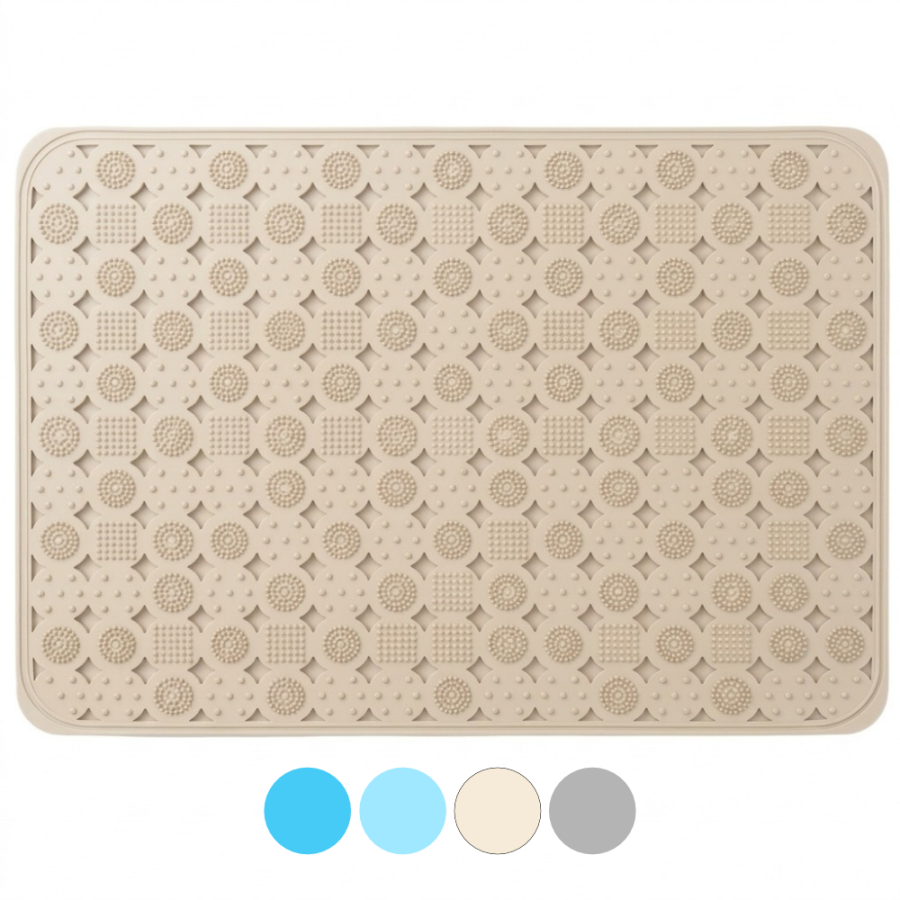 Tapete de ducha antideslizante pvc, 36x70cm