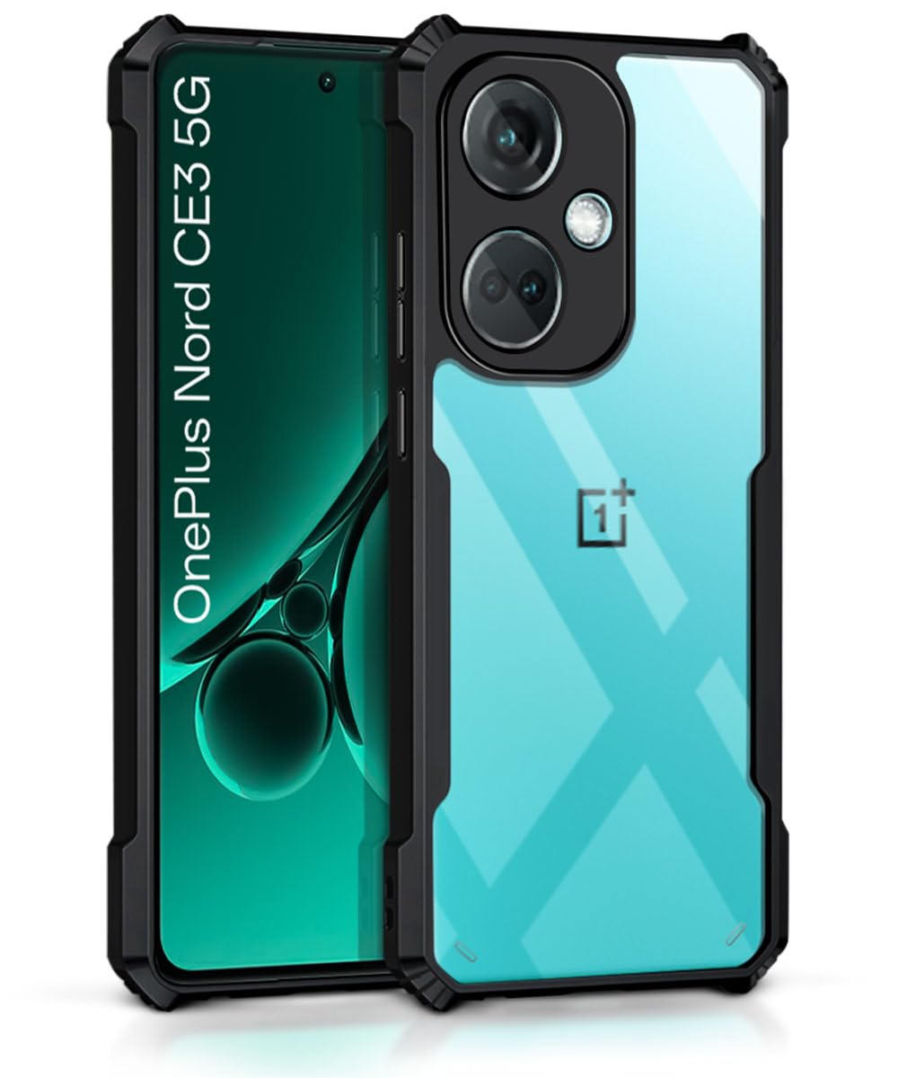 Black Border - Transparent Back iPaky Mobile Back Cover Case