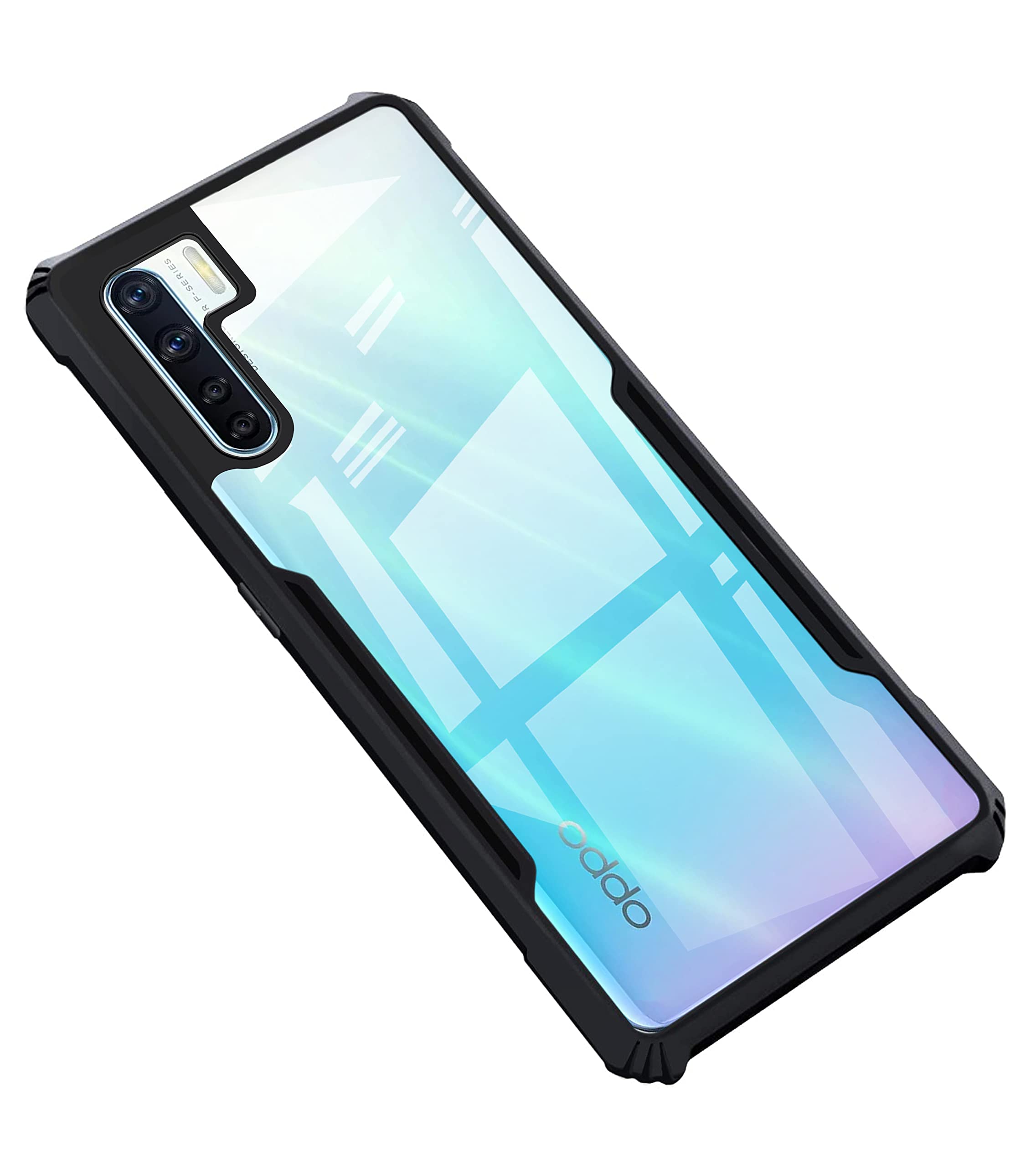 Black Border - Transparent Back iPaky Mobile Back Cover Case