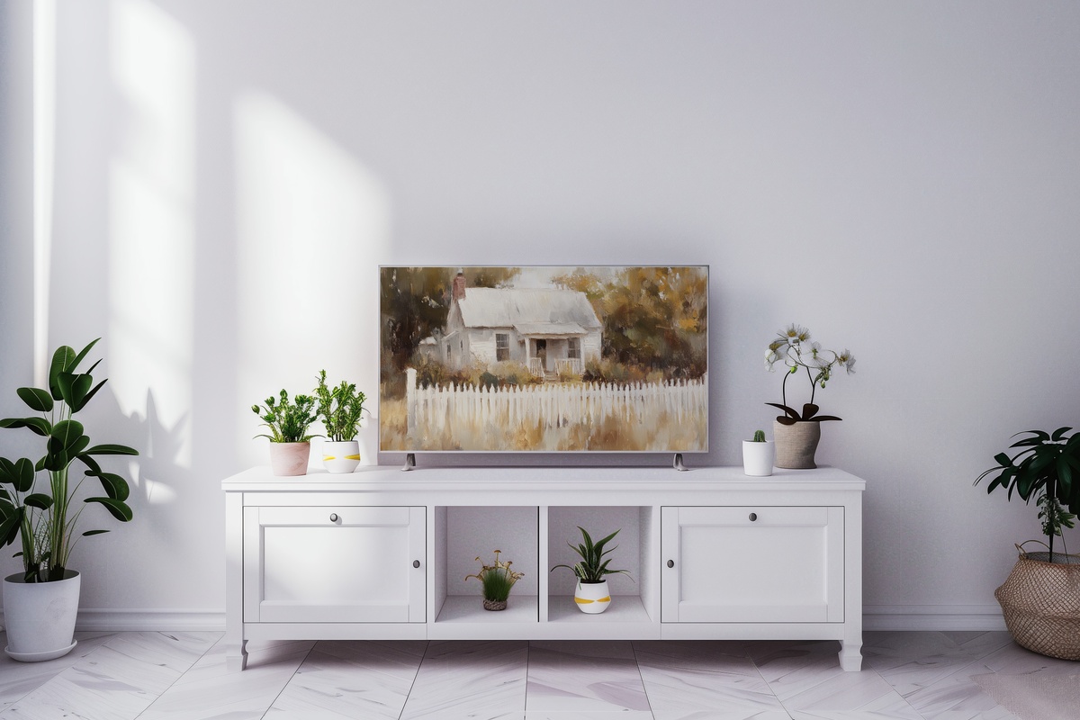Cozy Farmhouse Radiance Frame TV Art
