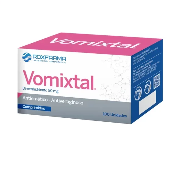 Vomixtal 50 Mg Caja/100 Tabletas