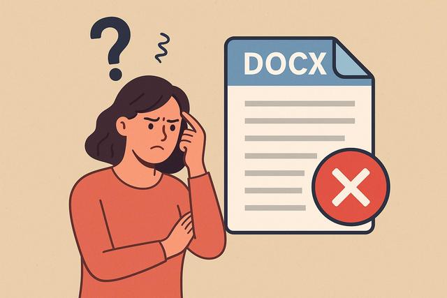 Unable to open a DOCX file: effective solutions