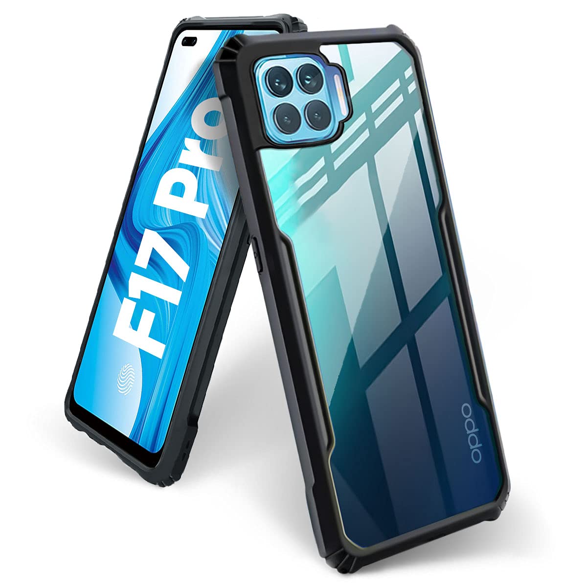 Black Border - Transparent Back iPaky Mobile Back Cover Case