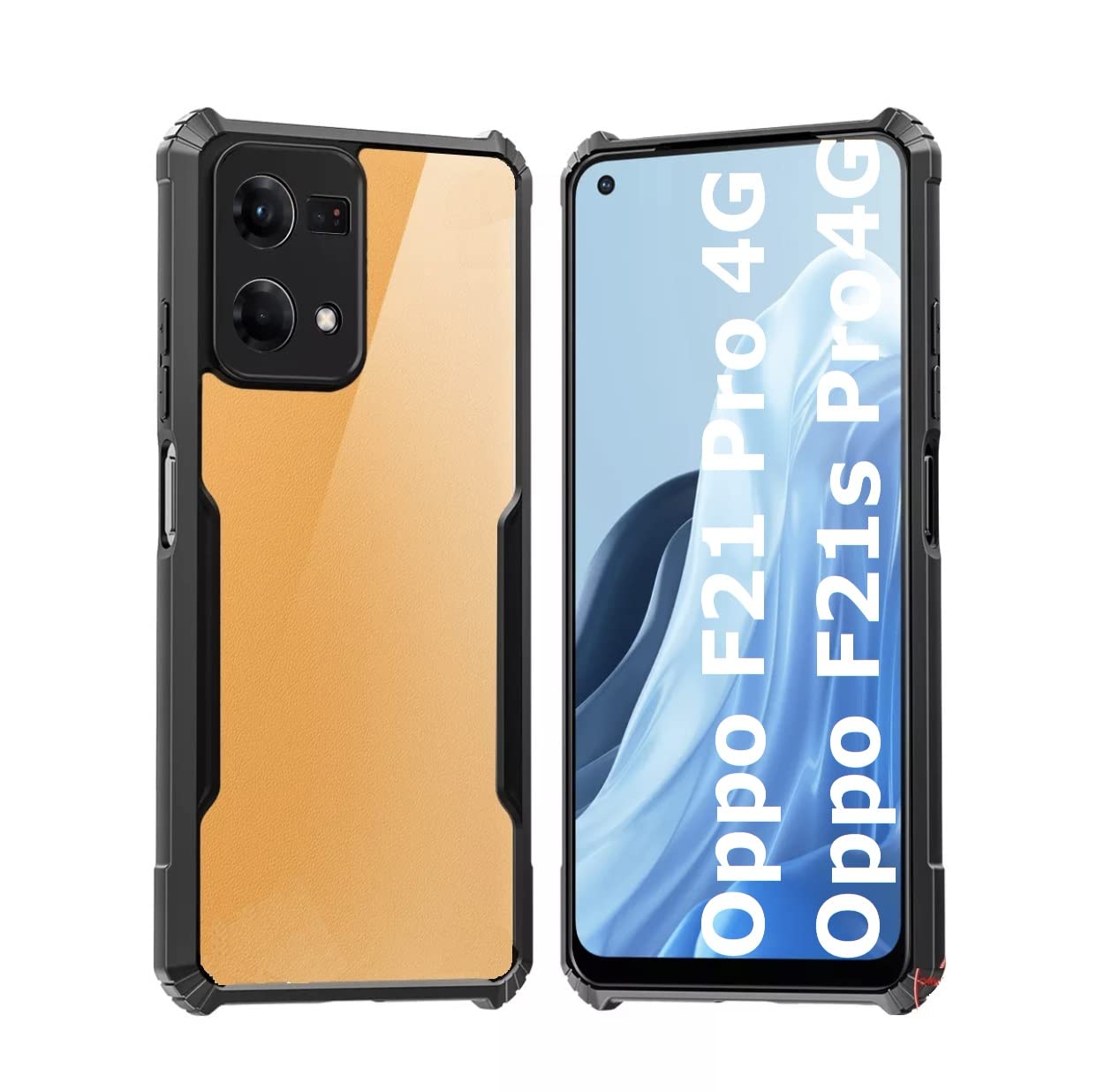Black Border - Transparent Back iPaky Mobile Back Cover Case