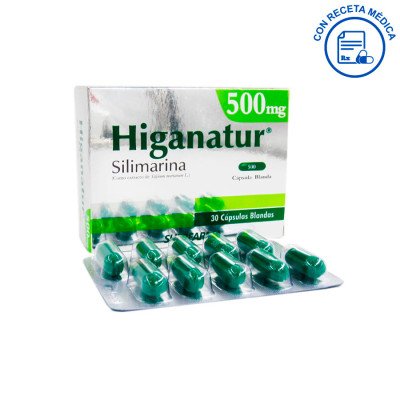 Higanatur ( Silimarina) 500 Mg Cja X30 Cap Blanda