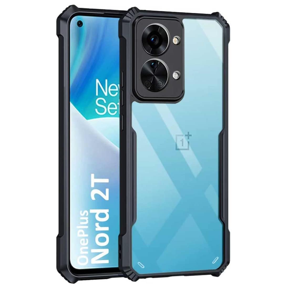 Black Border - Transparent Back iPaky Mobile Back Cover Case