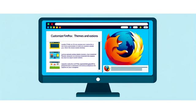 Customize Firefox: themes and extensions options