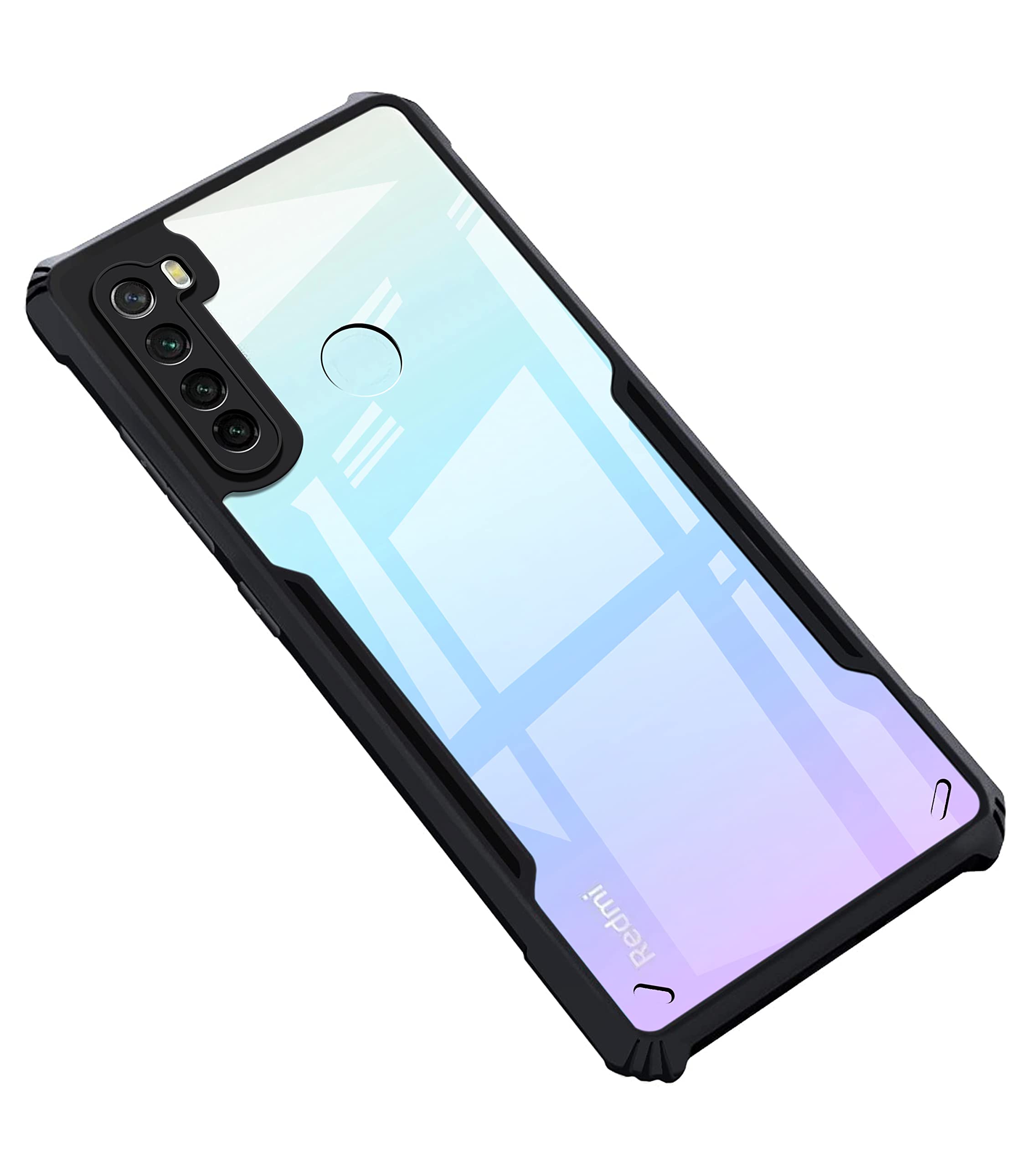 Black Border - Transparent Back iPaky Mobile Back Cover Case