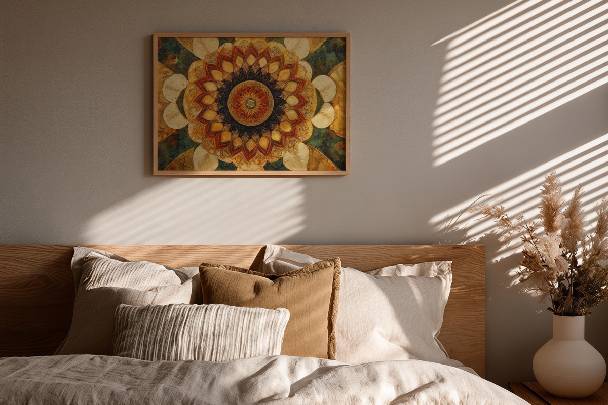 Earthy Mandala Tranquility Boho Printable Wall Art