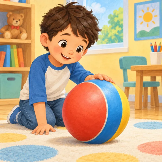 Scene: The ball is a sphere.