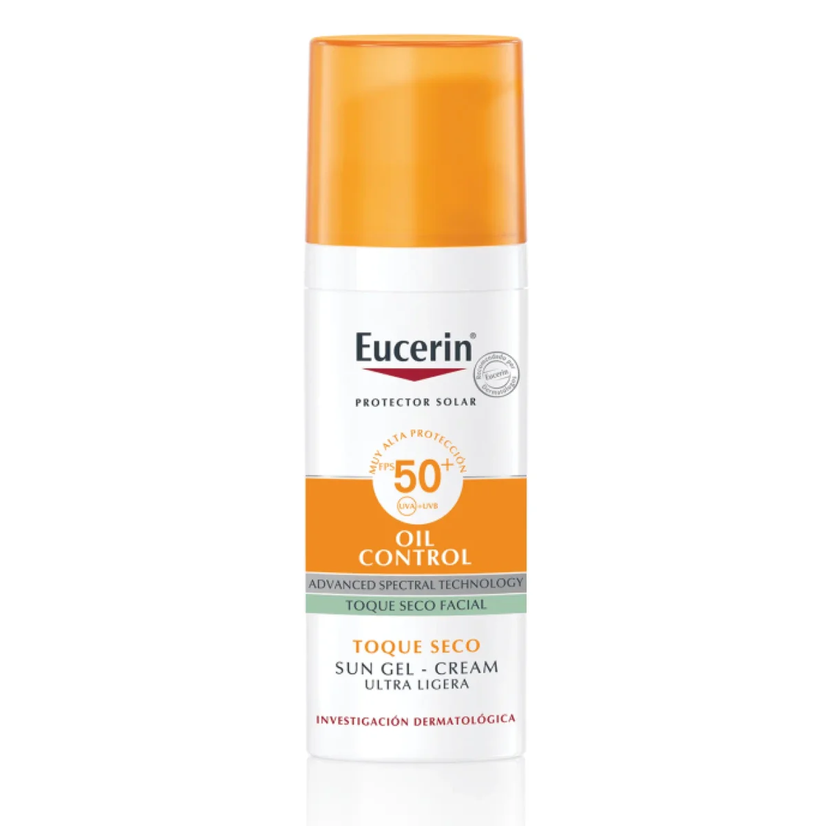 Eucerin Sun 50+ Oil Control Toq Seco  Fco/50 ml