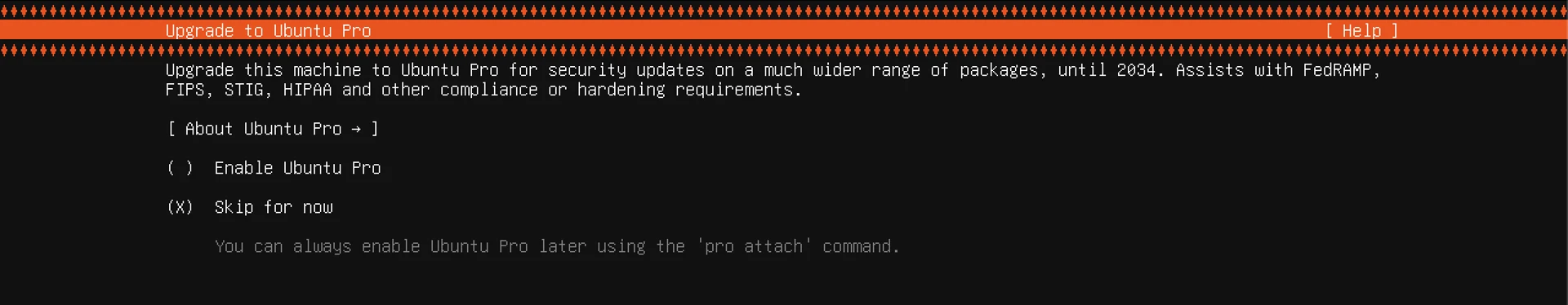 Upgrade to Ubuntu Pro