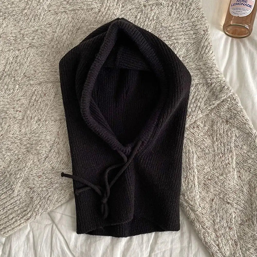 Lavisa - Knitted Hooded Balaclava Hat and Winter Neck Warmer