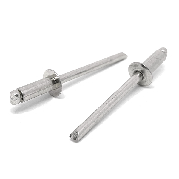 Rivetti ciechi testa cupola diametro 3/16" mandrino SS/SS (scegli gamma e quantità di impugnatura) - Foto 2 di 7