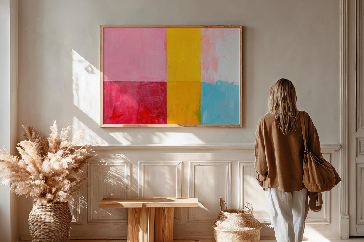 Minimalist Bold Color Exploration - Printable Wall Art