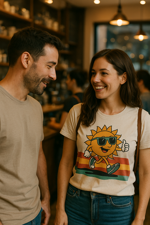 Screen printing process creating quality graphic T-shirts