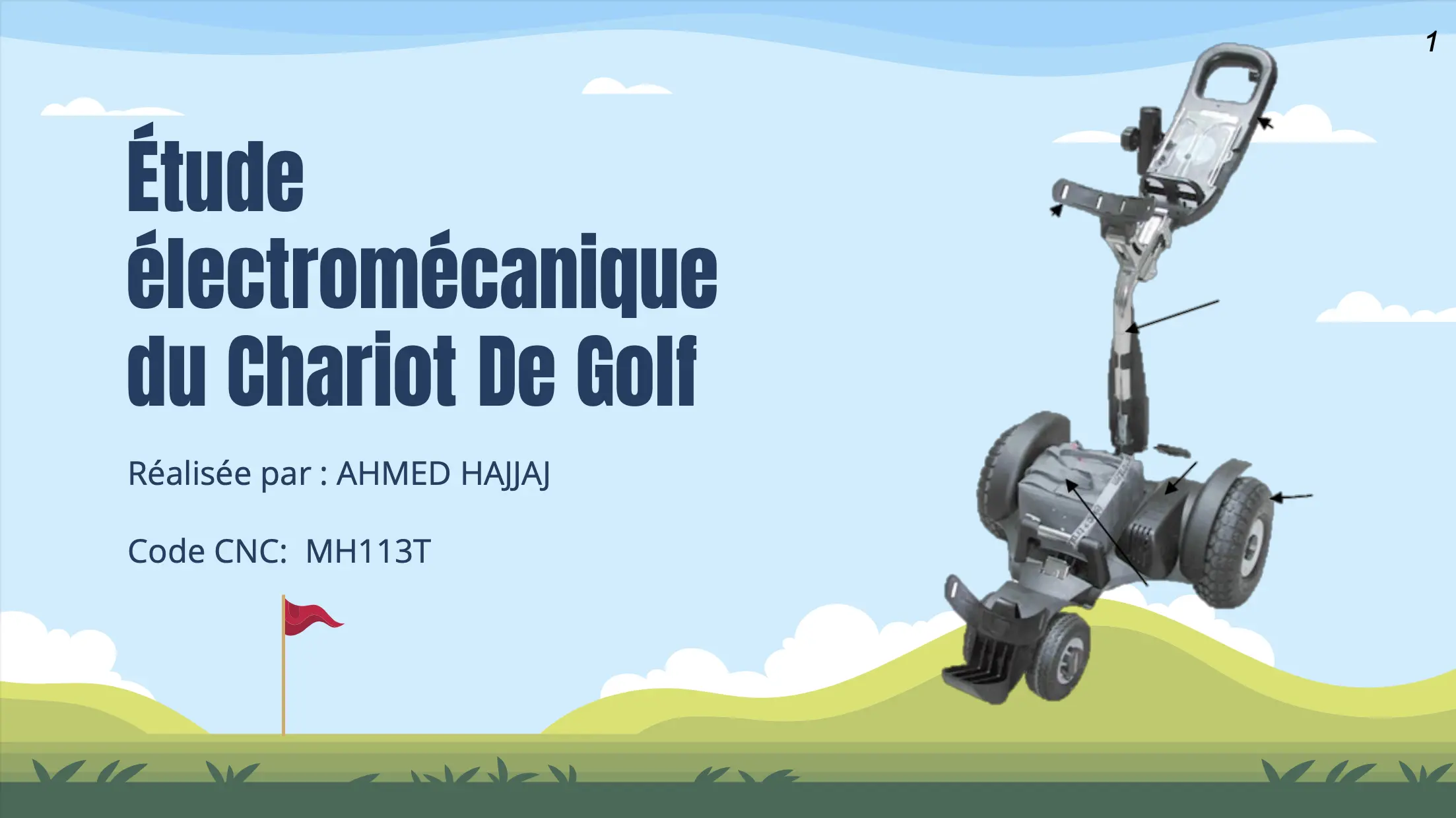 exemple tipe : Étude électromécanique du Chariot De Golf