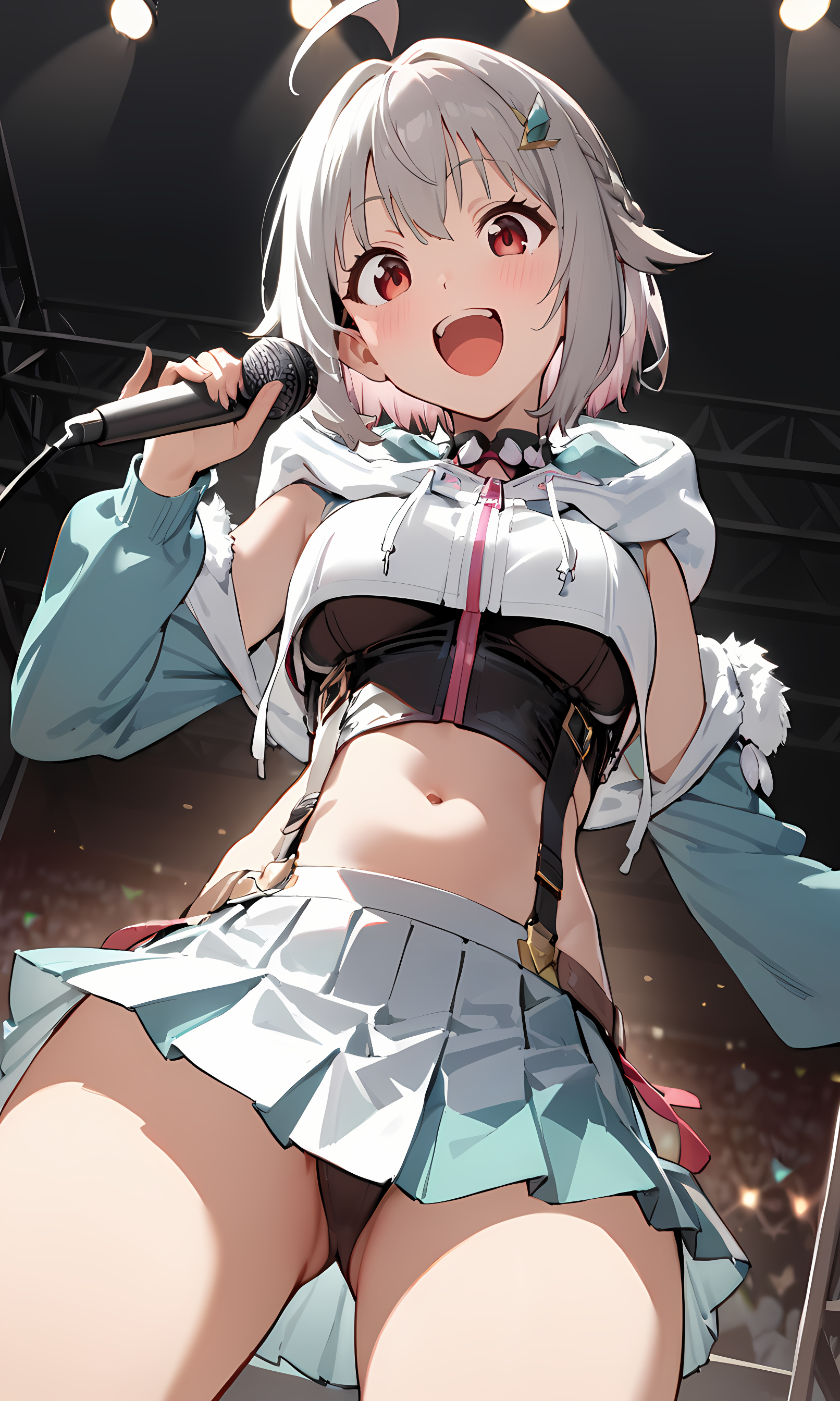 Artworks by OhymAI by OhymAI with ai art, Nijisanji, virtual YouTuber, Marin Hayama, beautiful girl