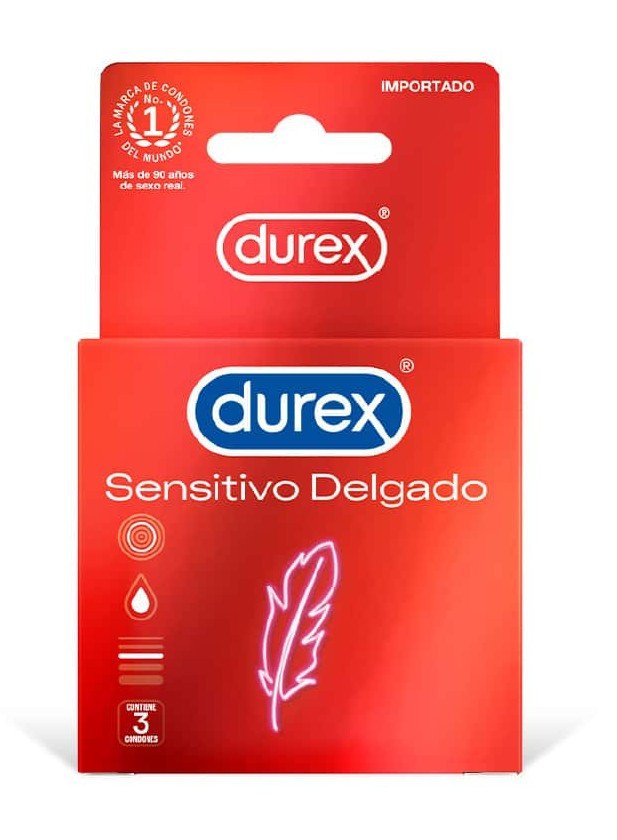 Durex Preserv Sens Ultra Delgado Cja/3 Und