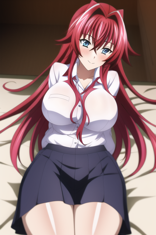 リクエスト リアスグレモリーと野外 by 川崎沙希しか勝たん with High School DxD, girl, breasts, Rias Gremory, sex, older girl's boobs