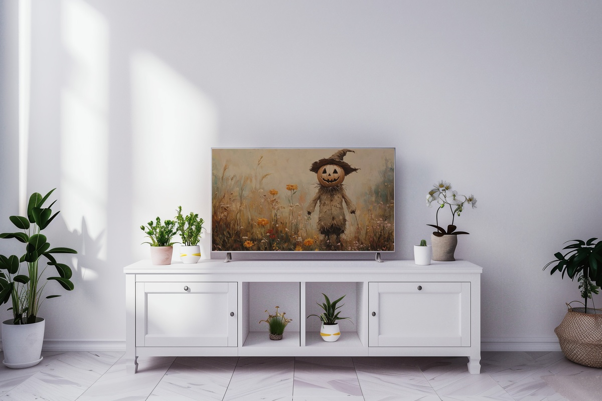 Whispering Cherry Blossoms impressionist spring Frame TV art