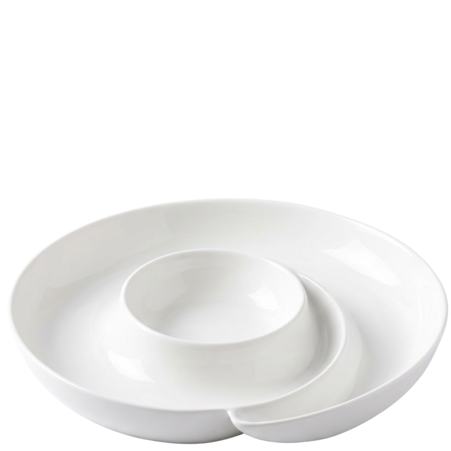 Bandeja para piqueos cerámica, 27cm
