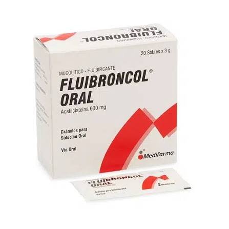 Fluibroncol 600 Mg Cja/20 Sobres