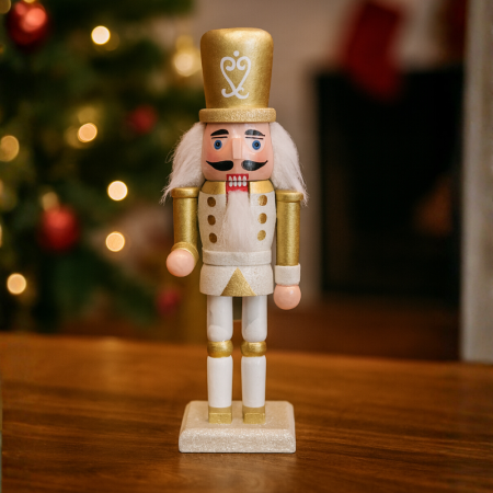 Mini cascanueces madera, 14cm
