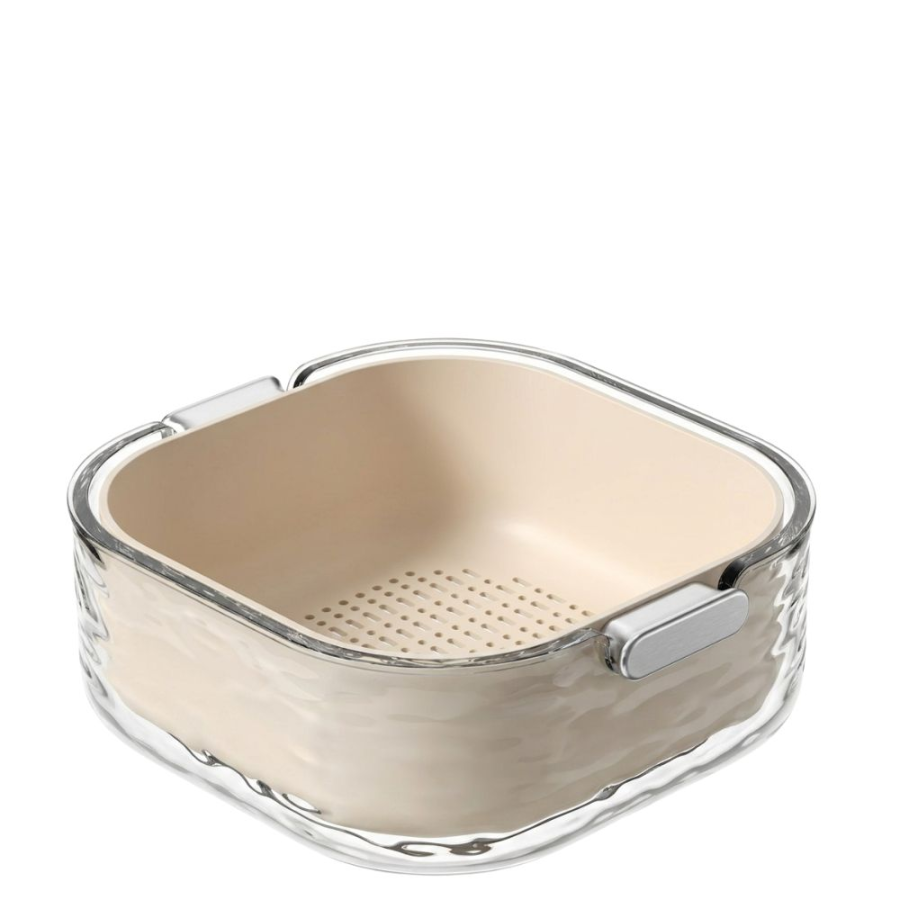 Contenedor Colador pvc, 20x8cm