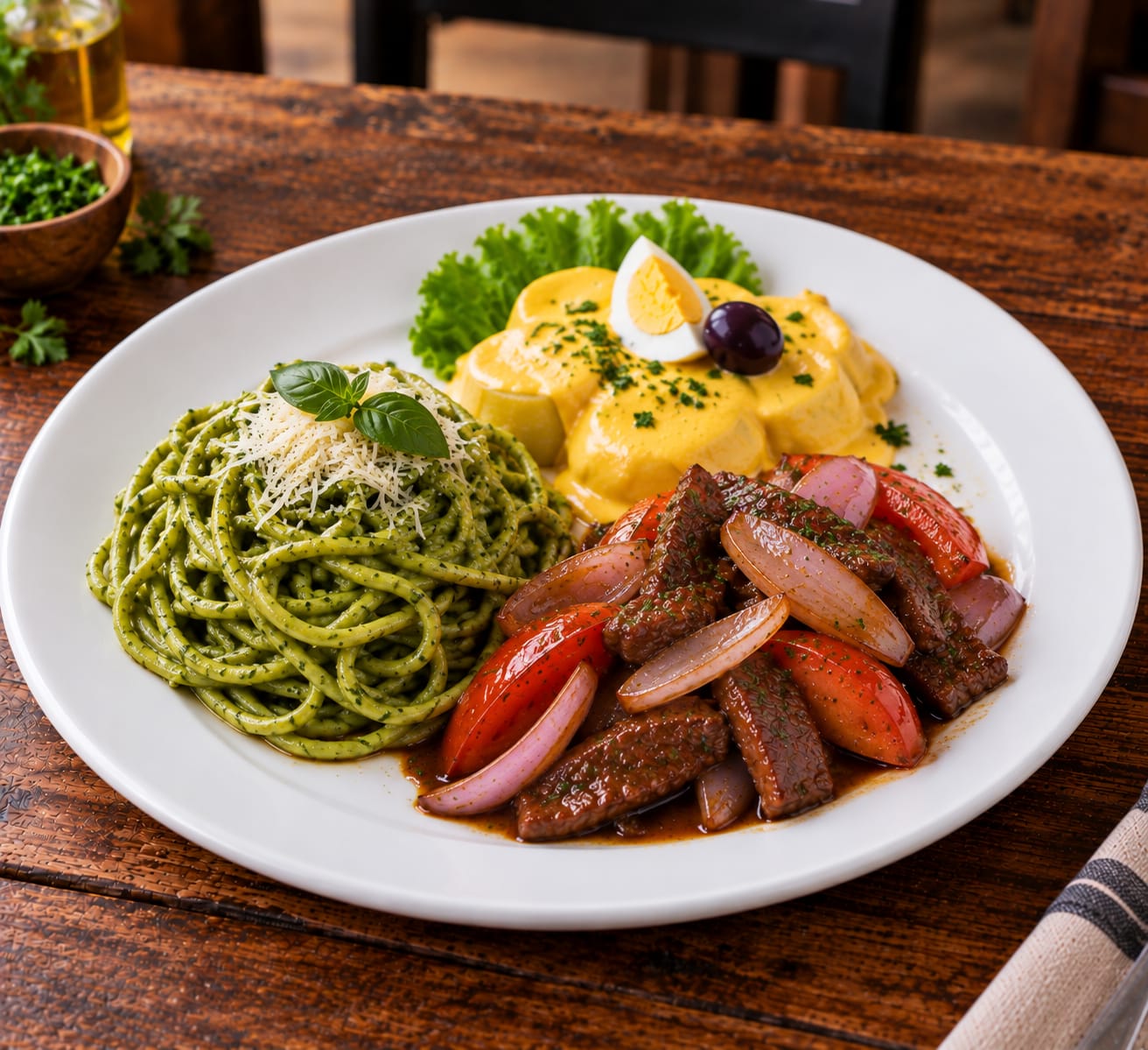Lomo Saltado Tricolor