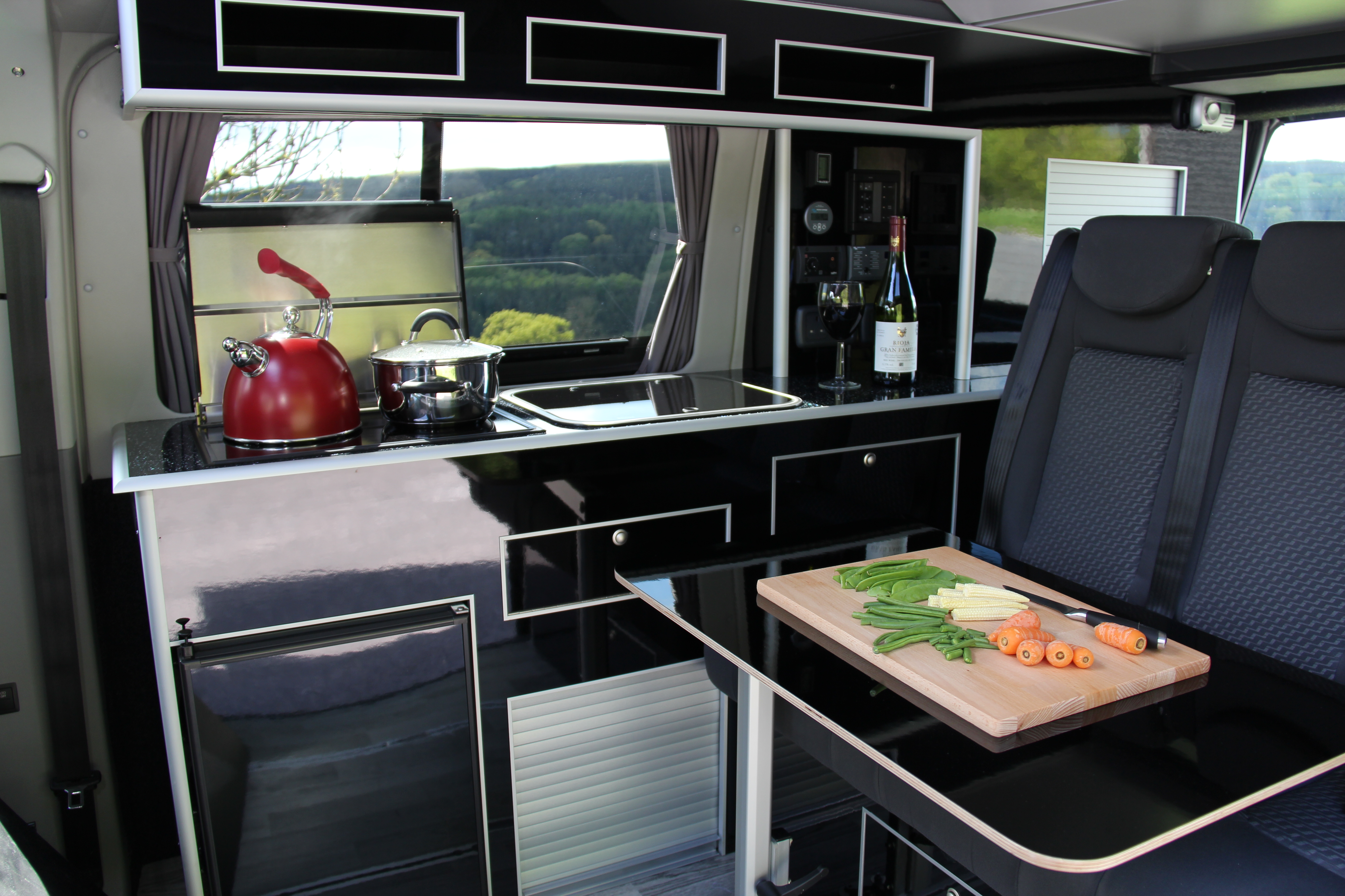 XC DUO installée dans un van