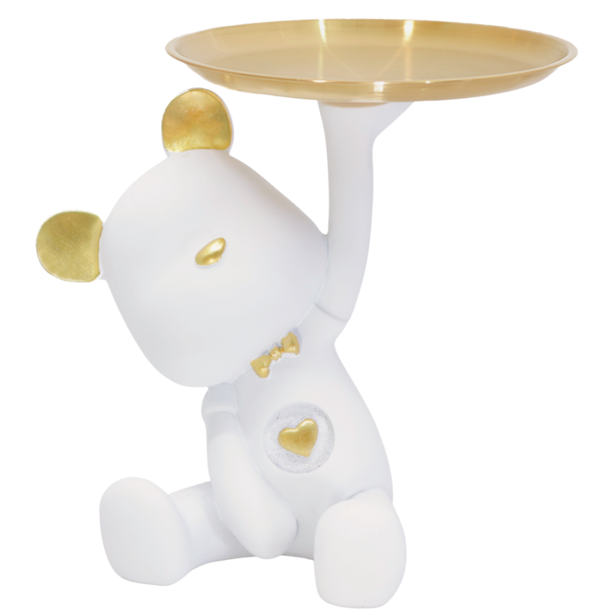 Exhibidor decorativo poliresina, 18cm