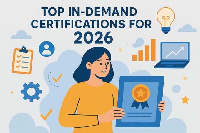 Most In-Demand Certifications for 2026: The Shortlist