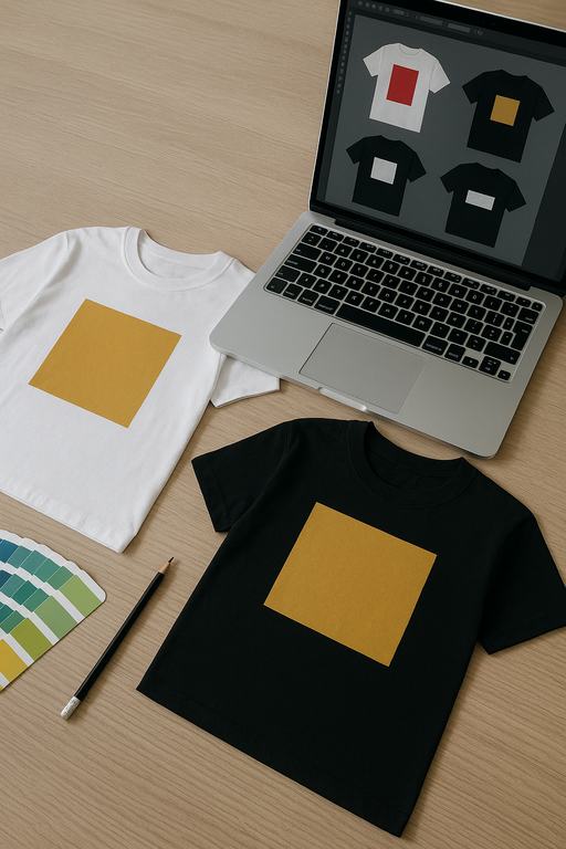 Screen printing process creating quality graphic T-shirts