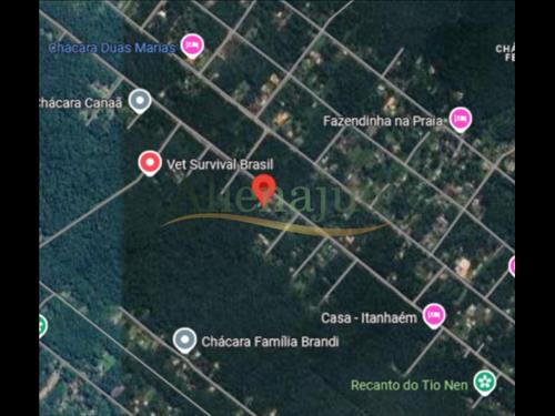 Um terreno c/ 363m² - Jardim Marambá II (lado morro) - Itanhaém/SP