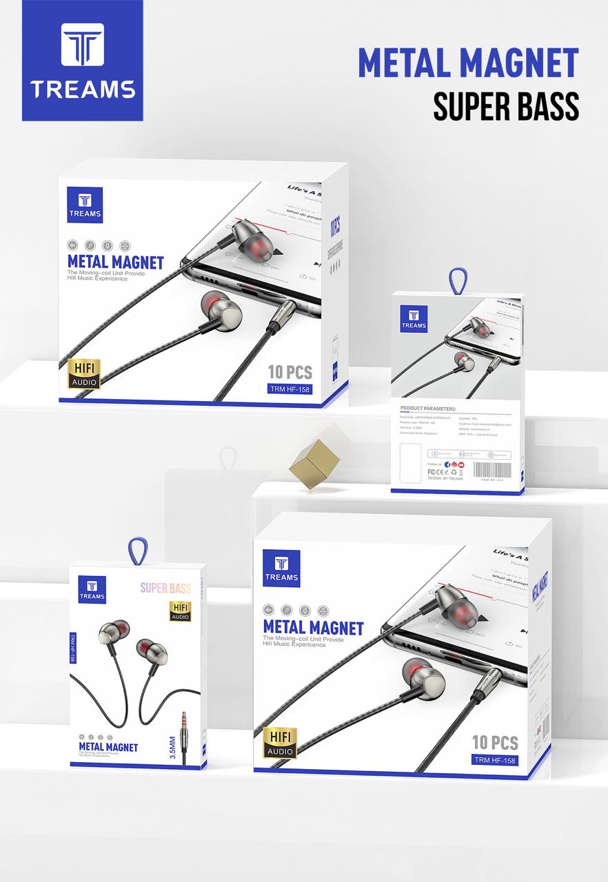 TRM HF-158 - 3.5MM Jack Earphone
