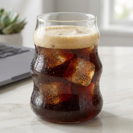 Vaso resistente al calor vidrio borosilicato, 500ml
