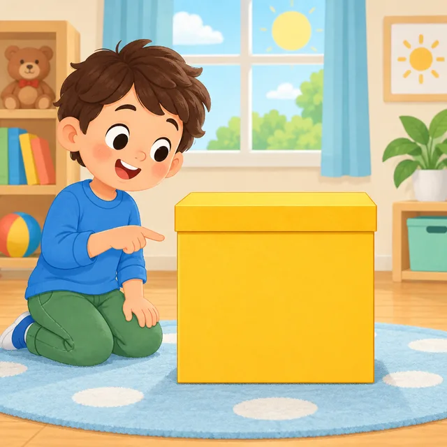 Scene: The box is square.