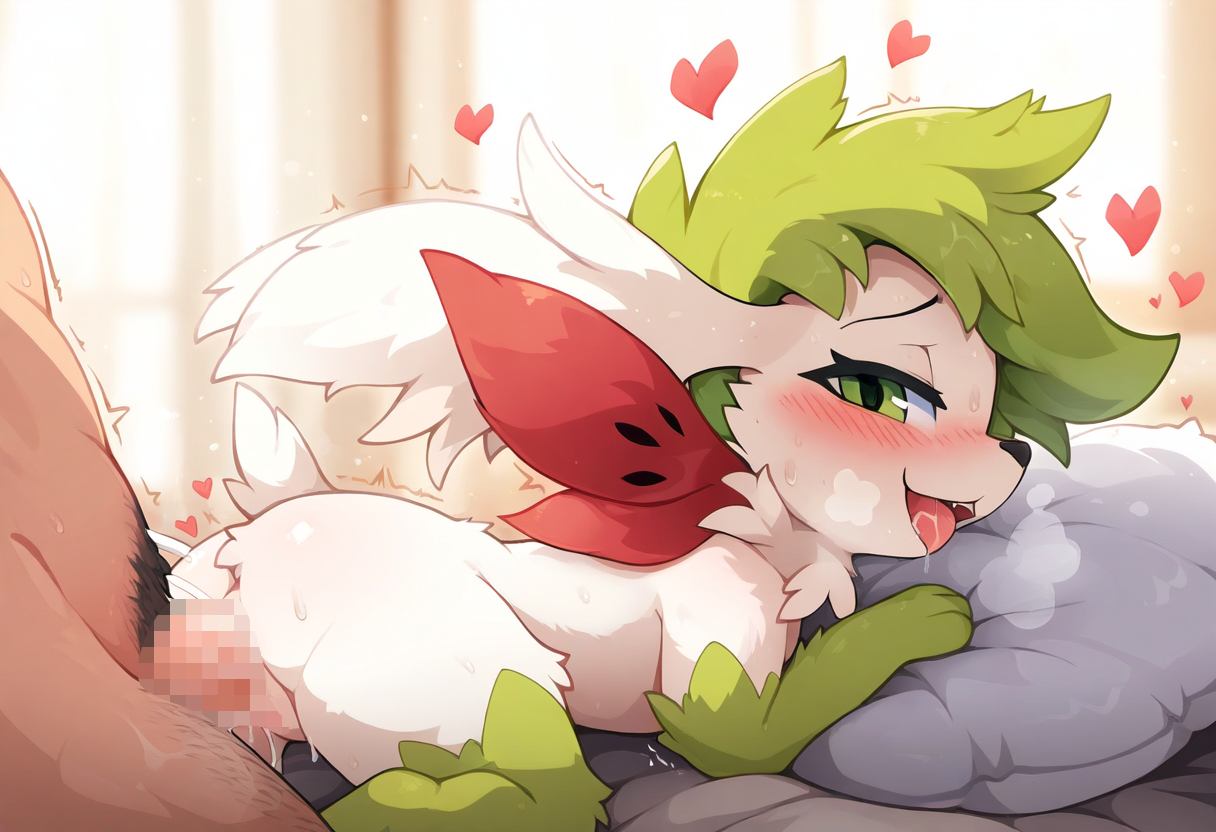 シェイミ色々 by Freely W Dog with ai art, shaymin, Pokémon, creampie