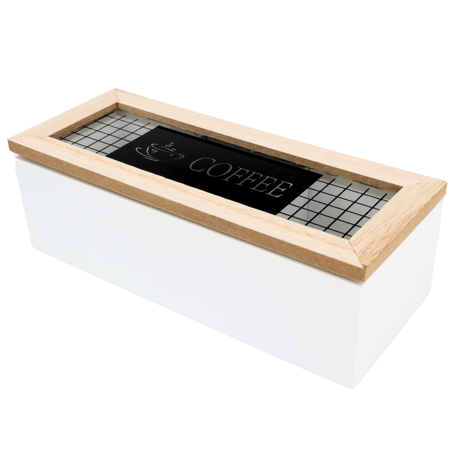 Caja organizadora 10x24cm, madera