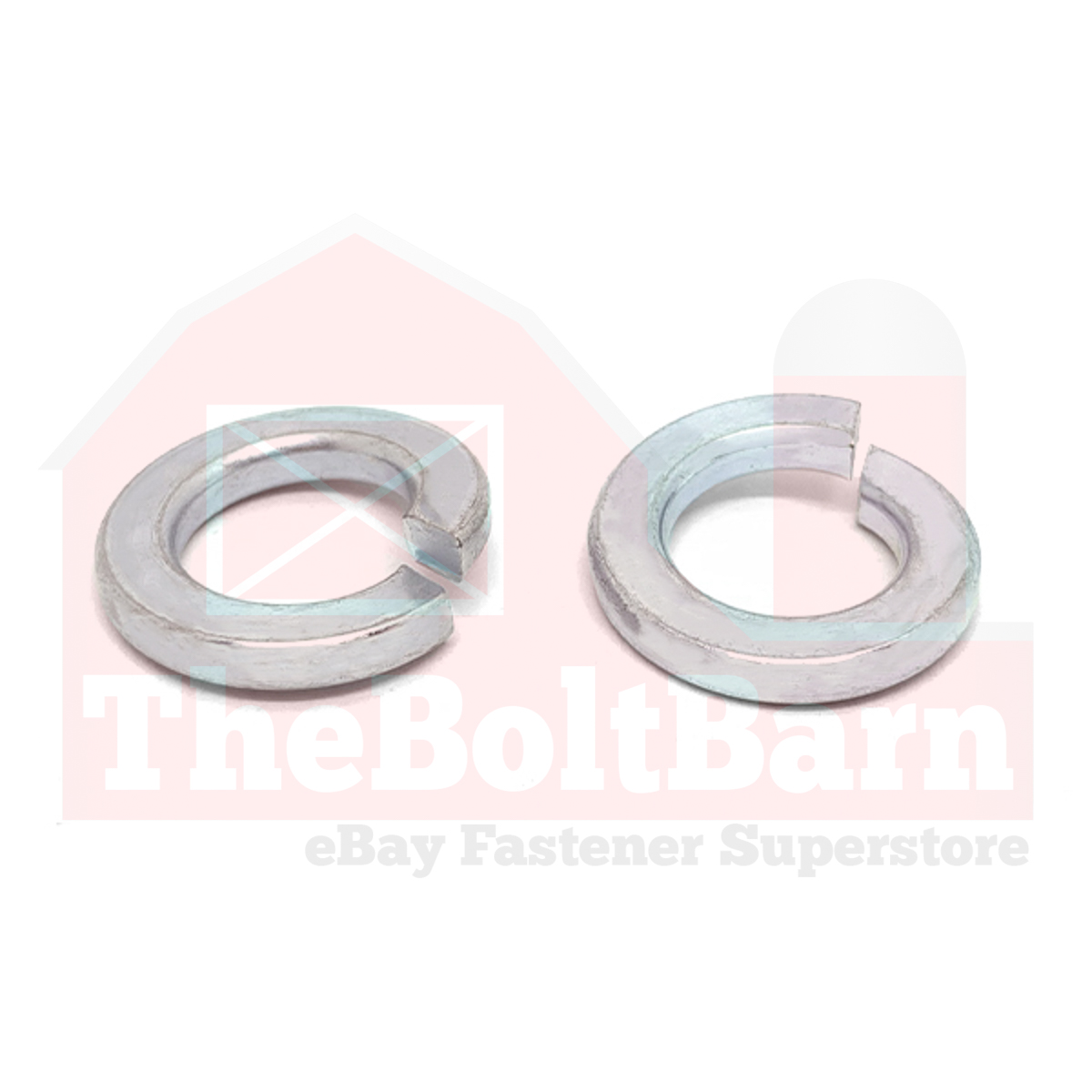 Lavadoras de bloqueo dividido M12 clase 10 transparente zinc (elige cantidad) - Imagen 2 de 7